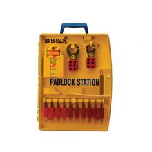 Brady 105930 - PADLOCK STN W/10 SAFETY PADLOCKS