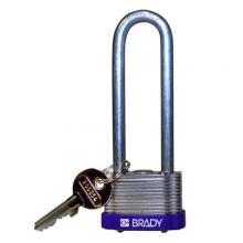 Brady 123251 - Steel Padlock 3" Steel Shackle KD PL