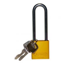 Brady 123296 - Alum Padlock 3" Alum Shackle KD YL