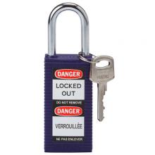 Brady 123412 - Long Body Nylon Padlock 1.5" KD PL