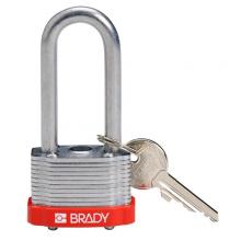 Brady 143144 - Steel Padlock 2 in Steel Shackle KD RD
