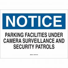 Brady 43408 - B555 10X14 BLU/BLK/WHT NOTICE