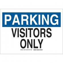 Brady 43438 - B555 10X14 BLU/BLK/WHT PARKING VISTORS O
