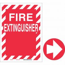 Brady 43355 - HIGH VISIBILITY SIGN (WITH ARROW)
