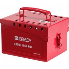 Brady 51171 - GROUP LOCK BOX, MEDIUM, 13 LOCK, RED