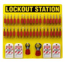 Brady 51195 - 36-LOCK BOARD WITH SAFETY PADLOCKS