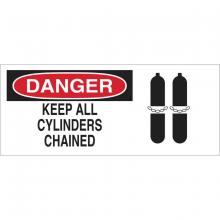 Brady 43487 - B555 10X14 RED/BLK/WHT DANGER KEEP ALL