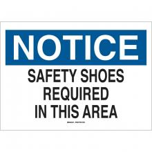 Brady 42811 - B555 7X10 BLU/BLK/WHT NOTICE