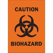 Brady 43357 - B555 10X7 BLK/ORG BIOHAZARD
