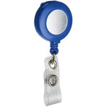 Brady 95071 - BDRL,RND,1.25IN,RBLU,SLDCLP,CLRSTRP
