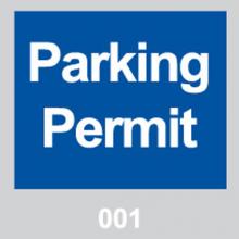 Brady 95199 - WINDOW TAGS,001-100,BLUE 3"X3"