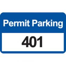 Brady 96249 - BUMPER TAGS, 401-500, BLUE