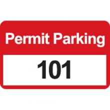 Brady 96250 - BUMPER TAGS, 101-200, RED