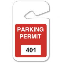 Brady 96274 - 401 - 500, RED HANGING TAG