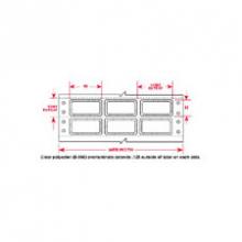 Brady PSL-3-619-5 - Label,Dot Mtx,B619L,2x1,Wht,5000 LBL/PK