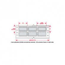 Brady PSL-3-969-5 - Label,Dot Mtx,B969AL,2x1,Slv,5000 LBL/PK