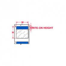 Brady WML-517-292-BL - Lbl,BrdMkr,B292,1.5x2.5,Blu/Clr,100/RL