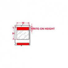 Brady WML-211-292-75-RD - Lbl,BrdMkr,B292,1x.75,Rd/Clr,250/RL