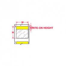 Brady WML-211-292-75-YL - Lbl,BrdMkr,B292,1x.75,Yw/Clr,250/RL