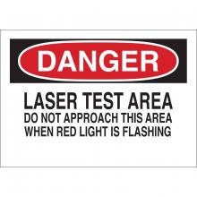 Brady 42840 - RADIATION & LASER SIGN