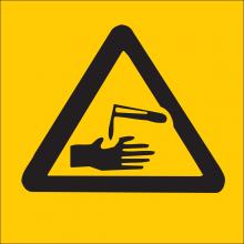 Brady 42734 - CHEMICAL & HAZARDOUS MATERIALS SIGN