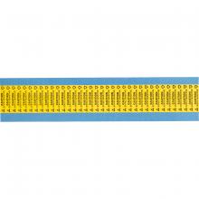Brady SL-12 - Label,B619,0.25x1.25,Bk/Yw,13912,1EA