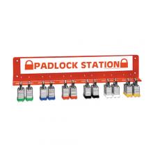 Brady LR360E - Large Padlock Station Holds 24 Padlocks