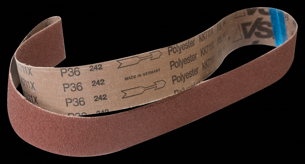 2x48 36 GRIT ALUMINUM OXIDE BELTS -3pc