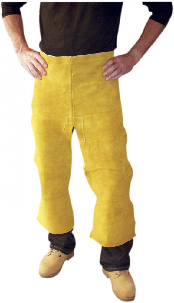 Bourbon Brown Premium Side Split Cowhide Split-Leg Waist Apron - 24" x 36"